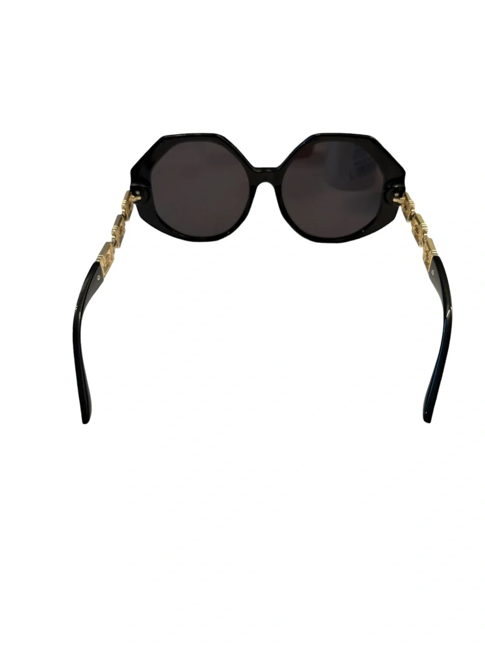 Black Oversized Octagonal Sunglasses - Women Accessories - Picture 4 of 4